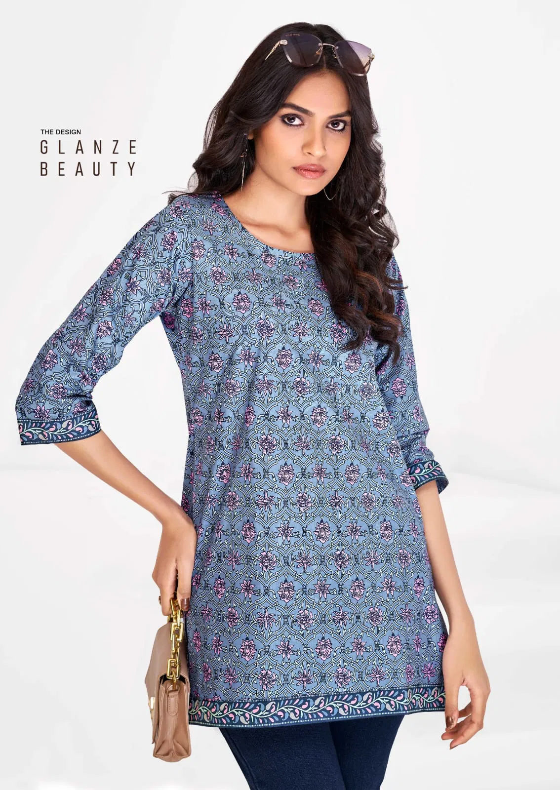 Crystal Vol 4 By Mayur Poplin Cotton Printed Ladies Top Orders In India